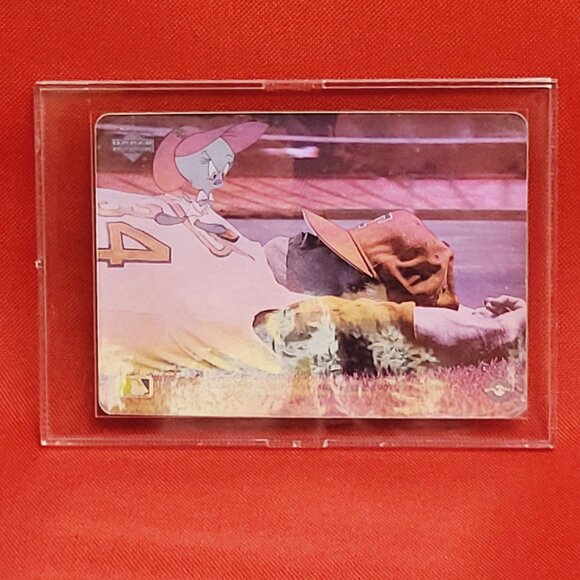 Upper Deck Comic Ball Cards Looney Tunes Tweety Bird  Nolan Ryan Hologram Card 1 - Picture 1 of 9